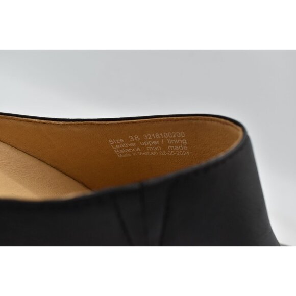 Dankso EU 38 US 7.5-8 Carrie Burnished Black Nubuck Slip On Clogs Shoes - Picture 12 of 16